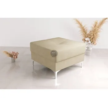 Taburet Nábytek PEGAS s.r.o. Taburet s kontejnerem 55x55 cm - béžová