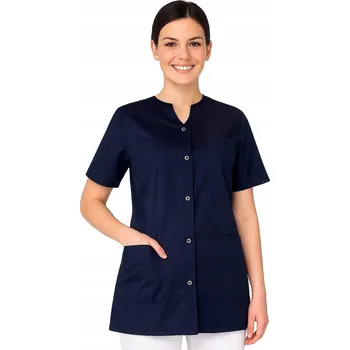 Zdravotnický oděv Dámský zdravotnický/kosmetický kabátek/halena, tmavě modrá, velikost 52
