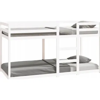 Postel Jednolůžková dřevěná postel G04V 90x200 bílá