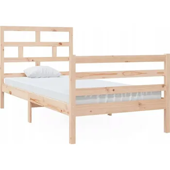 Postel Dřevěná dvoulůžková postel G02V 90x200 dub