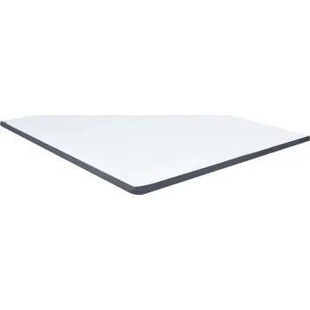 Matrace Topper na matrace kontinentálního typu s potahem na zip, bílo-šedý, 200x16