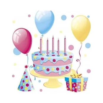 Papírový ubrousek Papírový ubrousek čtvercový 33 cm x 33 cm