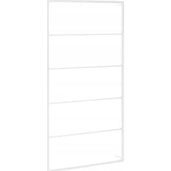 Věšák Stojanový věšák na ručníky ocelový bílý 60 x 10 x 116 cm