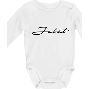 Kojenecký body Jebat - Body kojenecké s dlouhým rukávem - Dlouhý r. do 3 měs ( Bílá )