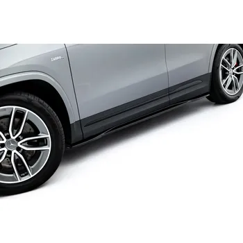 Tuning Maxton Design difuzory pod boční prahy pro Mercedes GLA H247 Facelift /AMG 35, černý lesklý plast ABS