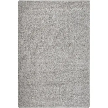Koberec Koberec Světle šedý 100% PP, Protiskluzový, 140x200 cm, Výška vlasu 20 mm
