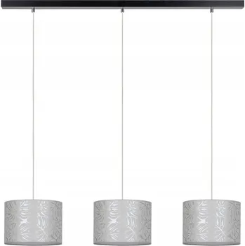 SPOT Light Závěsné svítidlo 3xE27 Max.25W Černé s Béžovými Stínidly – 1 ks