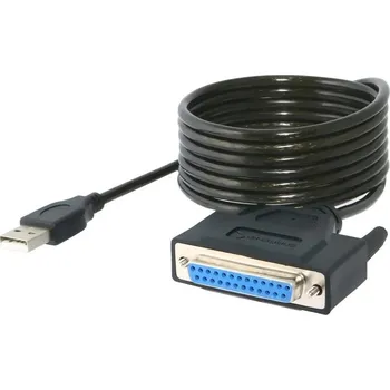 Datový kabel Kabel PremiumCord USB - LPT 1 m černý