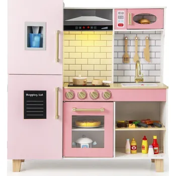 Dětská kuchyňka Dětská kuchyňka se zmrzlinovačem, Dřevěná kuchyňka na hraní