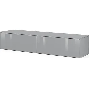 Televizní stolek TV stolek 1,75 šedý lávový lesk Legs Box