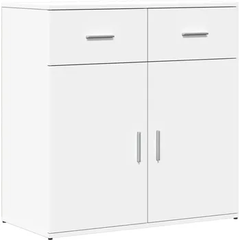 Komoda Stojící skříňka z dřevotřísky, bílá, 79x38x80 cm