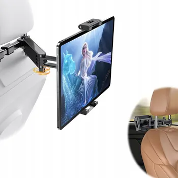 Držák na telefon tablet do auta na opěrku hlavy