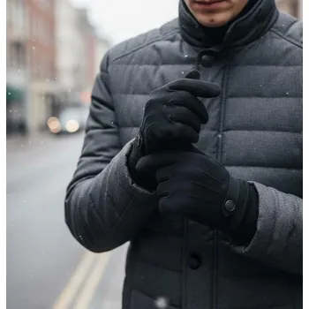 Rukavice cenová akce Pánské prstové rukavice, vel. 25 25 Černá