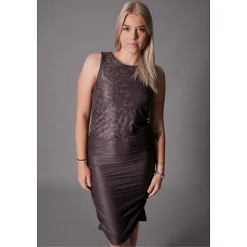 Dámská móda Altisport šaty premium VOJ/ALW047SAT03 Tmavě hnědá L