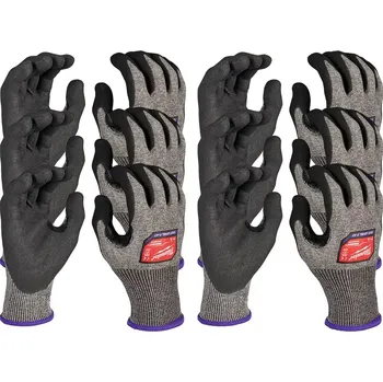 Pracovní rukavice Pracovní rukavice protiprořezové Milwaukee HIGH CUT, ochrana proti proříznutí F, velikost 10 (XL), 12 párů, 4932492048