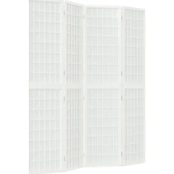 Paraván Paraván Shoji, masivní jedlové dřevo a rýžový papír, 160 x 170 cm, bílý