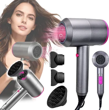 Fén Fén na vlasy S IONIZACÍ 2000W Studený vzduch + Koncentrátor a Difuzér