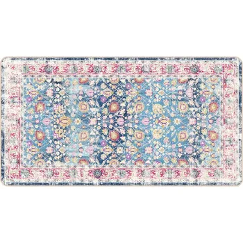 Koberec Koberec Sametový Protiskluzový Vícebarevný, 80 x 150 cm