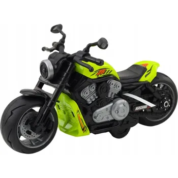 autíčko MOTORKA MOTOCYKL HRAČKA NA BATERIE S POHONEM SVĚTLA ZVUKY ZELENÁ