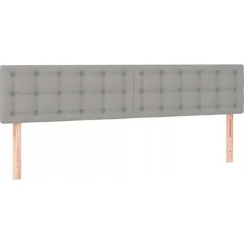 Čelo postele Sametové Nastavitelné Tmavě šedé 180x5x78/88 cm