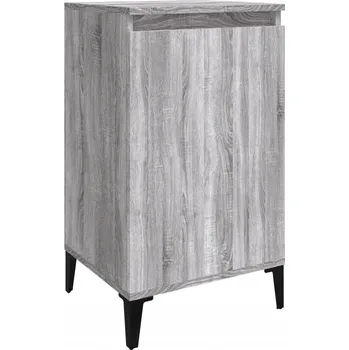 Noční stolek Noční stolek z materiálu na bázi dřeva, šedý dub sonoma, 40x35x70 cm