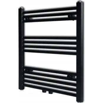 Radiátor Koupelnový radiátor vodní 370 W 8 x 764 mm černý