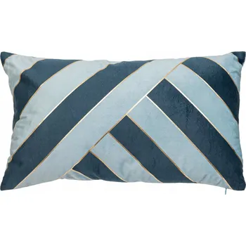 Polštář POLŠTÁŘ POLŠTÁŘ DO OBÝVACÍHO POKOJE LOŽNICE OBDÉLNÍKOVÝ MODRÝ 30x50