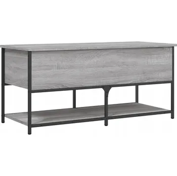 Lavice s úložným prostorem šedá dub sonoma 100x42,5x47 cm