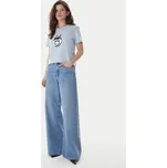 KARL LAGERFELD Jeansy B1W10047 Modrá Wide Leg 27
