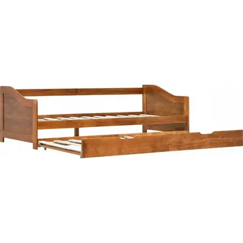 Postel Dřevěná dvoulůžková postel G02V 90x200 dub