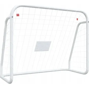 Fotbalová branka Fotbalová branka s polyesterovou sítí a ocelovým rámem, 125x96x60 cm, Černá
