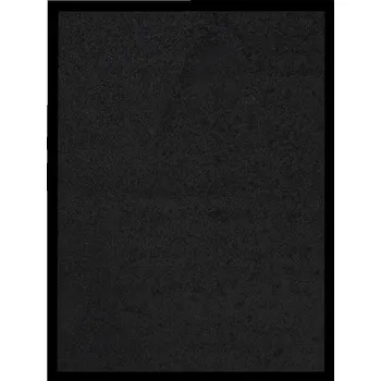 Velurová rohožka 40x60 cm Černá