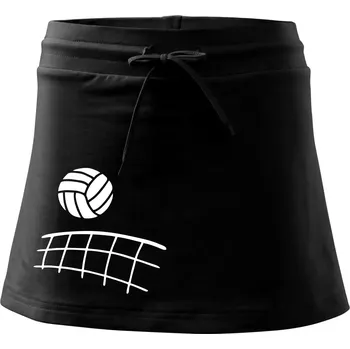 Dámské oblečení Volejbalová síť - Sportovní sukně - two in one - M ( Černá )
