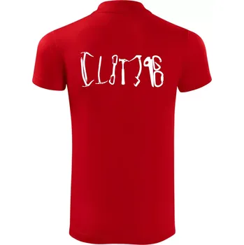 Pánská košile Climb equipment - Polokošile Victory sportovní (dresovina) - XL ( Červená )