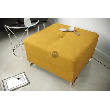 Taburet Nábytek PEGAS s.r.o. Taburet s úložným prostorem 55x55 cm GALAXY - žlutá