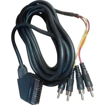 Video kabel Kabel Begli profi SCART (Euro) – 4x RCA (cinch) 5 m