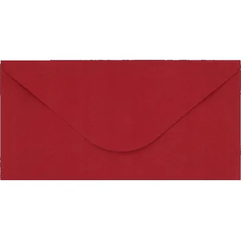 Obálka Ozdobné obálky DL Červené na pozvánky 50 ks
