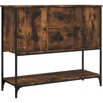 Komoda Skříňka z dřevěného materiálu, kouřový dub, 100 x 36 x 85 cm