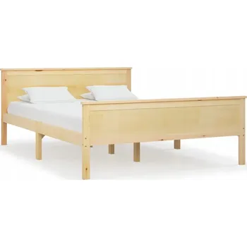 Postel Dřevěná manželská postel G04V 200x200 dub