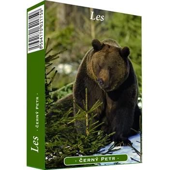 Pexeso MP karty Černý Petr Les