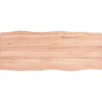 Psací stůl Deska stolu z masivního dubu, lakovaná, světle hnědá, 100x40x(2-4) cm