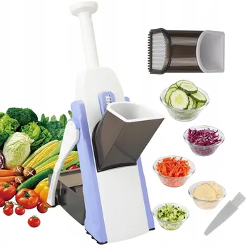 Kráječ zeleniny MANDOLÍNA NA ZELENINY OCELOVÁ PRAKTICKÁ NASTAVITELNÁ DO KUCHYNĚ I NA OVOCE