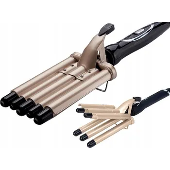 Kulma Kulma na vlasy, vlnkovač a krepovačka 3v1 – snadná úprava vlasů, zlatá růžová