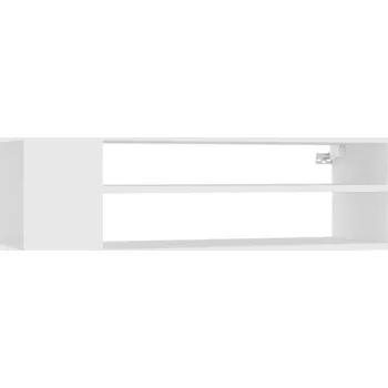 Televizní stolek Závěsná skříňka pod TV, bílá, 100 x 30 x 26,5 cm, materiál dřevo