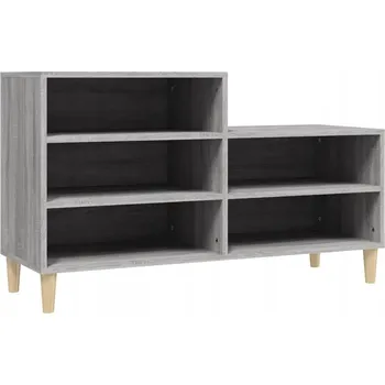 Botník Botník z materiálu na bázi dřeva, šedý dub sonoma, 102x36x60