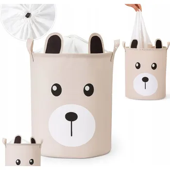 Úložný box KOŠ na hračky ORGANIZÉR úložný box BÉŽOVÝ (D020)