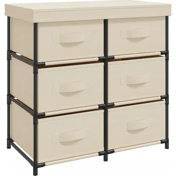 Komoda Police G09V 9 x 9 cm krémová