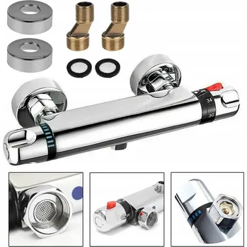 Vodovodní baterie TERMOSTATICKÁ SPRCHOVÁ BATERIE SPRCHOVÁ TERMOSTATICKÁ BATERIE CHROM