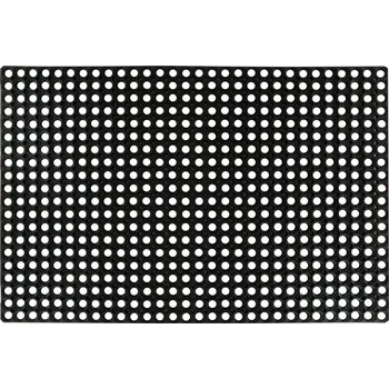Rohožka Gumová Protiskluzová Rohož Vnitřní/Venkovní 80x120cm Černá