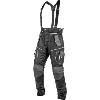 Moto kalhoty enduro kalhoty TRAILER, 4SQUARE - pánská (černá,bílá) 2025 Velikost: M